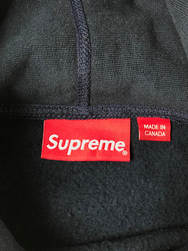 【中古品】【メンズ】 Supreme シュプリーム 19AW BANDANA BOX LOGO HOODED SWEATSHIRT バンダナ ボックスロゴ フーデッド スウェットシャツ パーカー 149-260420-na-18-tagh サイズ：L カラー：ネイビー 万代Net店
