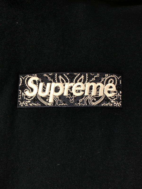 【中古品】【メンズ】 Supreme シュプリーム 19AW BANDANA BOX LOGO HOODED SWEATSHIRT バンダナ ボックスロゴ フーデッド スウェットシャツ パーカー 149-260420-na-18-tagh サイズ：L カラー：ネイビー 万代Net店