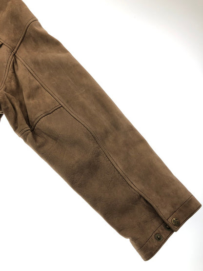 【中古品】【メンズ】 CHEVIGNON シェビニオン 80'S LEATHER JACKET 80年代 レザージャケット アウター 146-260422-na-17-tagh サイズ：L カラー：ブラウン系 万代Net店