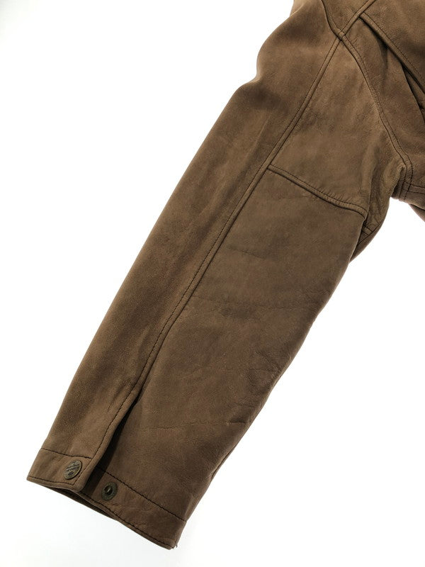 【中古品】【メンズ】 CHEVIGNON シェビニオン 80'S LEATHER JACKET 80年代 レザージャケット アウター 146-260422-na-17-tagh サイズ：L カラー：ブラウン系 万代Net店