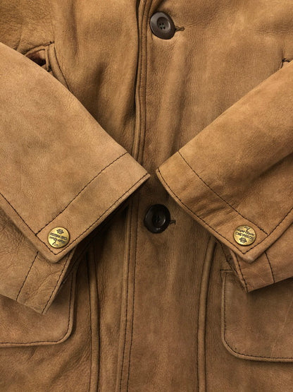 【中古品】【メンズ】 CHEVIGNON シェビニオン 80'S LEATHER JACKET 80年代 レザージャケット アウター 146-260422-na-17-tagh サイズ：L カラー：ブラウン系 万代Net店