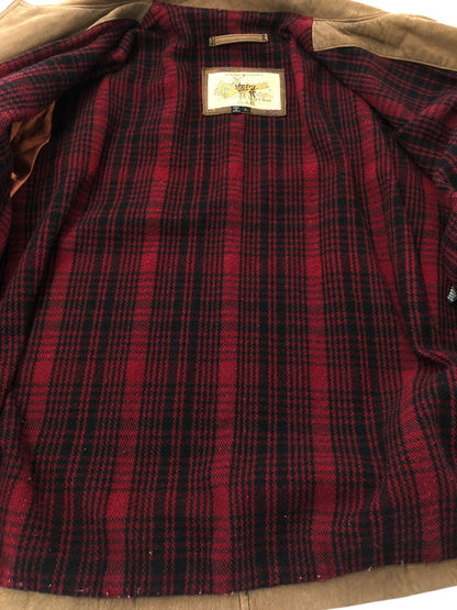 【中古品】【メンズ】 CHEVIGNON シェビニオン 80'S LEATHER JACKET 80年代 レザージャケット アウター 146-260422-na-17-tagh サイズ：L カラー：ブラウン系 万代Net店
