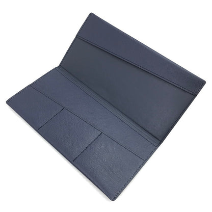 【中古美品】【メンズ】 ABRASUS アブラサス H1103Ｎ 薄い長財布 200-260407-na-13-tag カラー：ネイビー 万代Net店