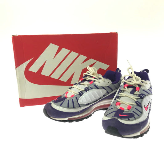 【現状渡し品】【メンズ】 NIKE ナイキ WMNS AIR MAX 98 AH6799-110 ウィメンズ エアマックス 98 スニーカー 靴 160-260411-na-07-tagh サイズ：27cm US 10 カラー：WHITE/RACER PINK-REFLECT SILVER 万代Net店