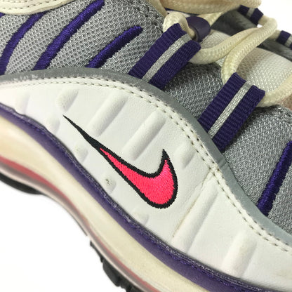 【現状渡し品】【メンズ】 NIKE ナイキ WMNS AIR MAX 98 AH6799-110 ウィメンズ エアマックス 98 スニーカー 靴 160-260411-na-07-tagh サイズ：27cm US 10 カラー：WHITE/RACER PINK-REFLECT SILVER 万代Net店