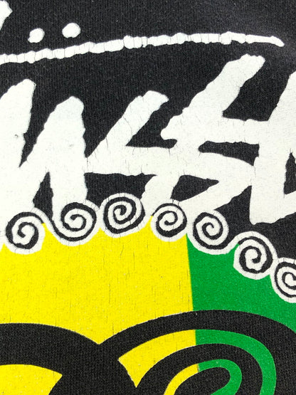 【中古品】【メンズ】 STUSSY ステューシー IRIE ROOTS PULLOVER HOODIE アイリー ルーツ プルオーバーパーカー 142-260326-rt-09-tag サイズ：L カラー：ブラック 万代Net店