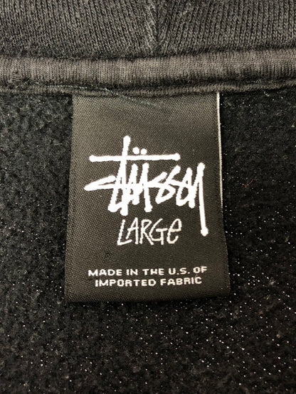 【中古品】【メンズ】 STUSSY ステューシー IRIE ROOTS PULLOVER HOODIE アイリー ルーツ プルオーバーパーカー 142-260326-rt-09-tag サイズ：L カラー：ブラック 万代Net店