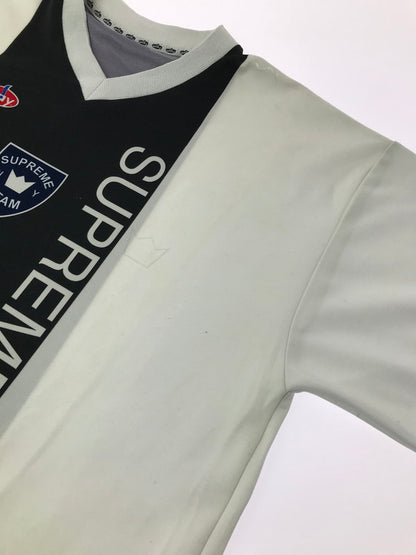 【中古品】【メンズ】 Supreme シュプリーム SOCCER SHIRT 初期 サッカー シャツ ゲームシャツ 149-260420-na-15-tagh サイズ：M カラー：ホワイト/ブラック 万代Net店