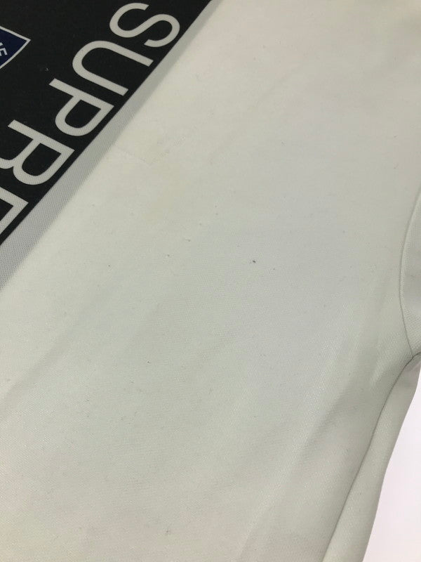 【中古品】【メンズ】 Supreme シュプリーム SOCCER SHIRT 初期 サッカー シャツ ゲームシャツ 149-260420-na-15-tagh サイズ：M カラー：ホワイト/ブラック 万代Net店