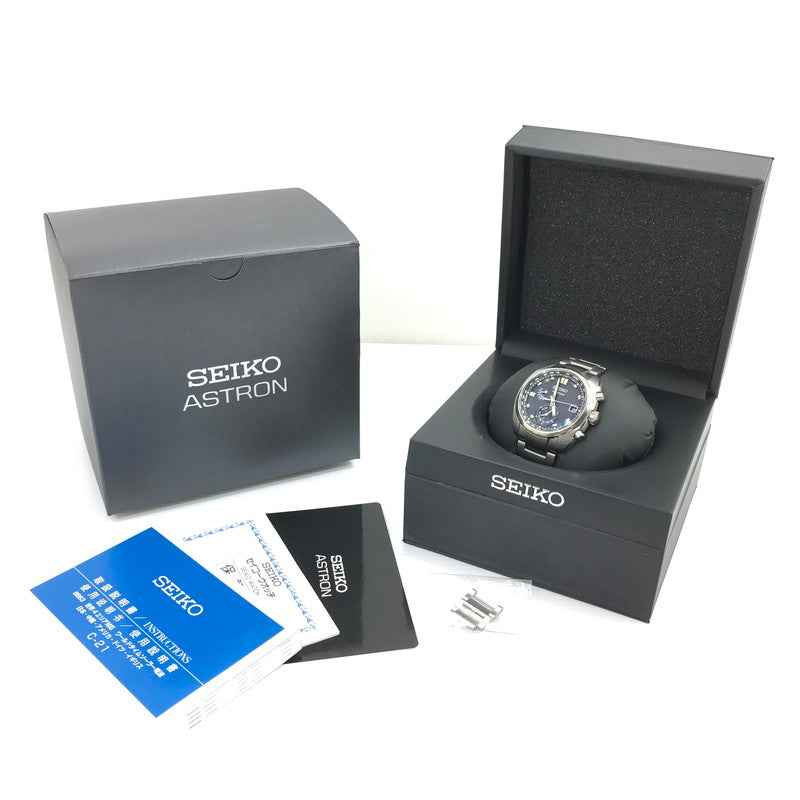 【中古品】【メンズ】 SEIKO セイコー ASTRON 8B63-0AZ0 アストロン 電波ソーラー 腕時計 197-260408-na-05-tag カラー：シルバー 万代Net店