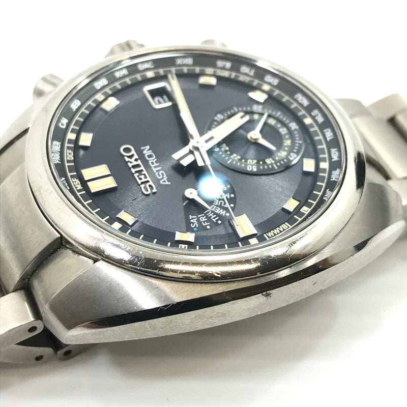 【中古品】【メンズ】 SEIKO セイコー ASTRON 8B63-0AZ0 アストロン 電波ソーラー 腕時計 197-260408-na-05-tag カラー：シルバー 万代Net店