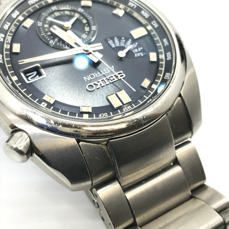 【中古品】【メンズ】 SEIKO セイコー ASTRON 8B63-0AZ0 アストロン 電波ソーラー 腕時計 197-260408-na-05-tag カラー：シルバー 万代Net店