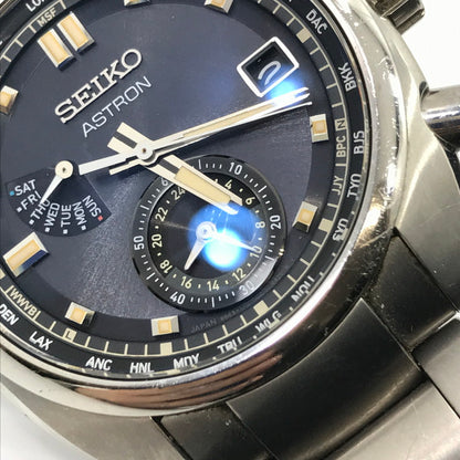 【中古品】【メンズ】 SEIKO セイコー ASTRON 8B63-0AZ0 アストロン 電波ソーラー 腕時計 197-260408-na-05-tag カラー：シルバー 万代Net店