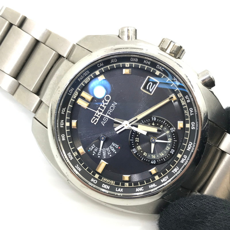 【中古品】【メンズ】 SEIKO セイコー ASTRON 8B63-0AZ0 アストロン 電波ソーラー 腕時計 197-260408-na-05-tag カラー：シルバー 万代Net店