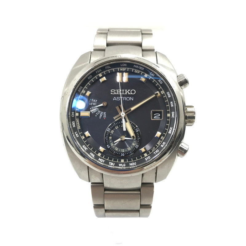 【中古品】【メンズ】 SEIKO セイコー ASTRON 8B63-0AZ0 アストロン 電波ソーラー 腕時計 197-260408-na-05-tag カラー：シルバー 万代Net店