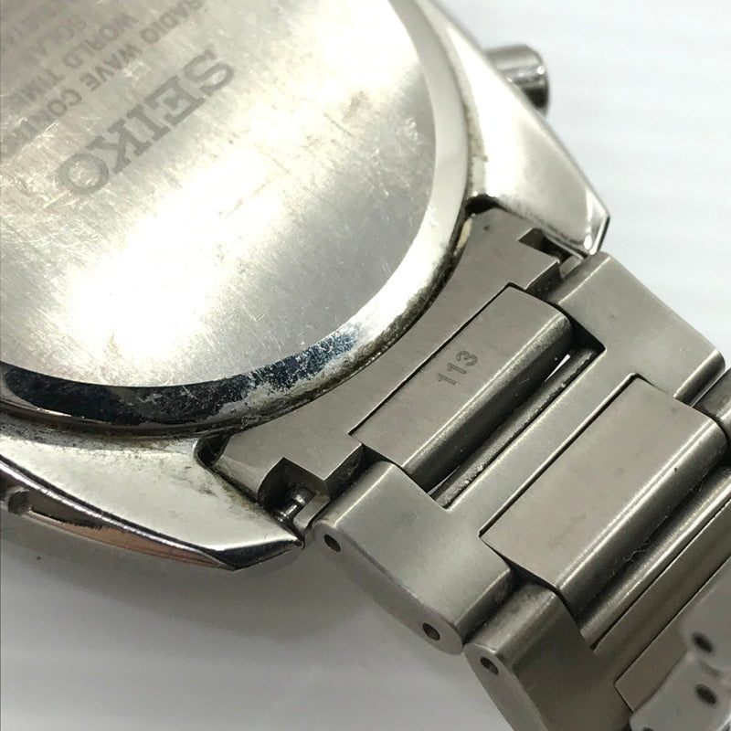 【中古品】【メンズ】 SEIKO セイコー ASTRON 8B63-0AZ0 アストロン 電波ソーラー 腕時計 197-260408-na-05-tag カラー：シルバー 万代Net店