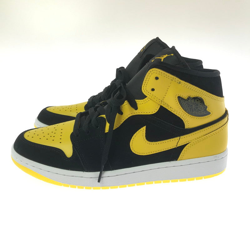 【中古美品】【メンズ】 NIKE ナイキ AIR JORDAN 1 MID SE HJ6654-071 エアジョーダン 1 ミッド シーズナルエディション スニーカー 靴 160-260411-na-03-tagh サイズ：27.5cm US 9.5 カラー：BLACK/VARSITY MAIZE-WHITE 万代Net店