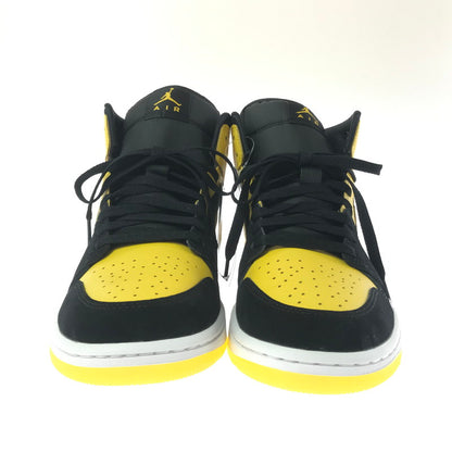 【中古美品】【メンズ】 NIKE ナイキ AIR JORDAN 1 MID SE HJ6654-071 エアジョーダン 1 ミッド シーズナルエディション スニーカー 靴 160-260411-na-03-tagh サイズ：27.5cm US 9.5 カラー：BLACK/VARSITY MAIZE-WHITE 万代Net店