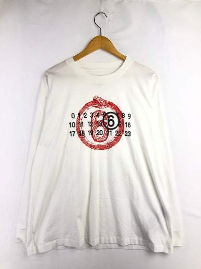 【中古品】【メンズ】 長袖Ｔシャツ 141-260326-rt-02-tag サイズ：L カラー：ホワイト 万代Net店
