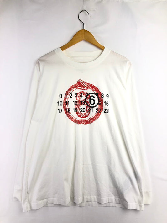 【中古品】【メンズ】 長袖Ｔシャツ 141-260326-rt-02-tag サイズ：L カラー：ホワイト 万代Net店