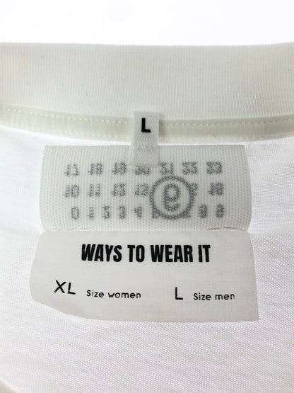 【中古品】【メンズ】 長袖Ｔシャツ 141-260326-rt-02-tag サイズ：L カラー：ホワイト 万代Net店