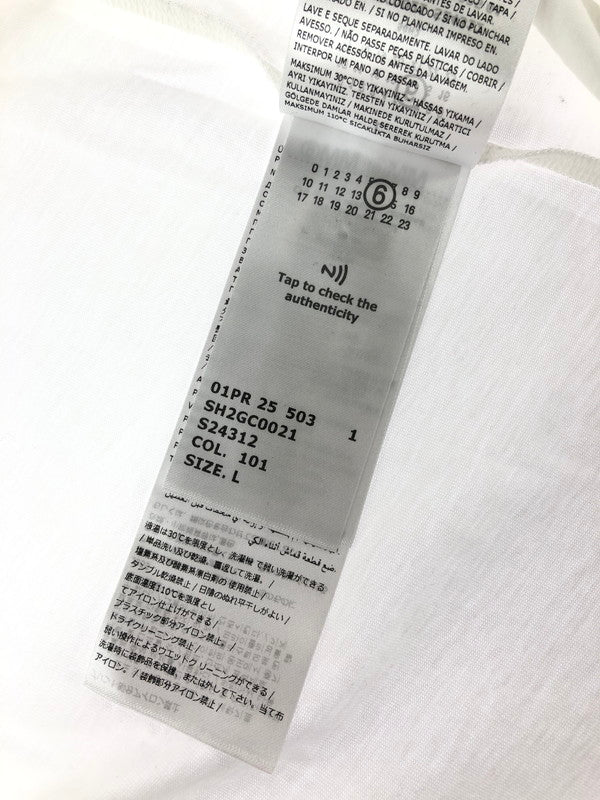 【中古品】【メンズ】 長袖Ｔシャツ 141-260326-rt-02-tag サイズ：L カラー：ホワイト 万代Net店