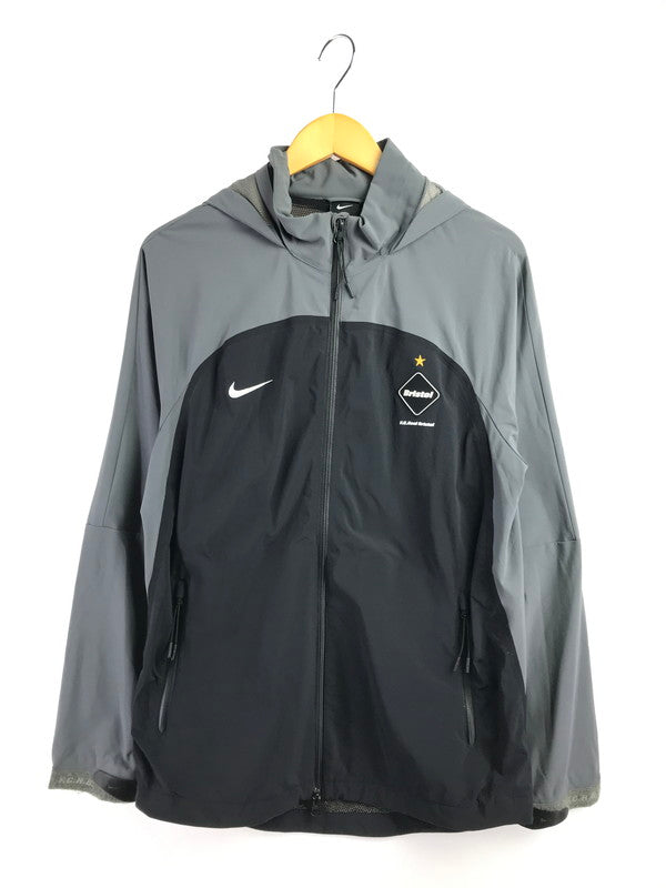 【現状渡し品】【メンズ】 F.C.R.B. エフシーアールビー × NIKE ナイキ WARM UP JACKET 823116-011 16SS ウォームアップ ジャケット ライトアウター 142-260324-na-18-tag サイズ：M カラー：グレー/ブラック 万代Net店