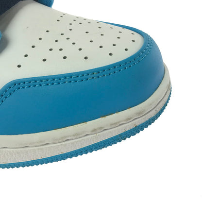 【中古品】【メンズ】 NIKE ナイキ AIR JORDAN 1 LOW 553558-144 エアジョーダン 1 ロー スニーカー 靴 160-260411-na-02-tagh サイズ：26.5cm US 8.5 カラー：WHITE/DK POWDER BLUE-OBSIDIAN 万代Net店