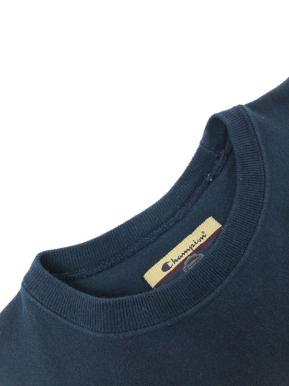 【中古品】【メンズ】 BORN X RAISED CHAMPION ボーン アンド レイズド チャンピオン 90～00's PREMIUM REVERSE WEAVE PRINT CREWNECK SWEAT 146-260326-rt-05-tag サイズ：L カラー：ネイビー 万代Net店