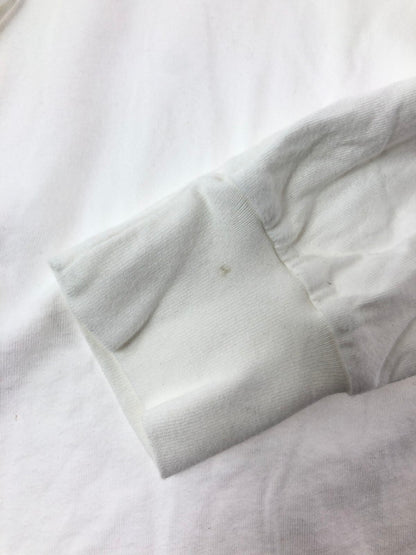 【中古品】【メンズ】 BORN X RAISED ボーンレイズド L/S PRINT T-SHIRT プリントTシャツ 長袖Tシャツ 142-260516-na-15-tagh サイズ：M カラー：ホワイト 万代Net店