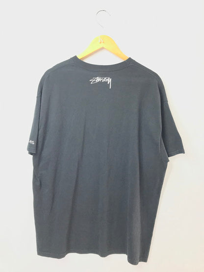 【中古品】【メンズ】 OLD STUSSY オールド ステューシー 00'S ROCK STEADY SKULL T-SHIRT 00年代 Tシャツ 半袖Tシャツ 原宿チャプト限定 142-260518-na-08-tagh サイズ：XL カラー：ブラック 万代Net店
