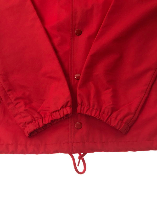 【中古美品】【メンズ】 UNDEFEATED アンディフィーテッド × CHAMPION チャンピオン COACH JACKET C8-R614 コーチジャケット ライトアウター 142-260822-rt-23-tagh サイズ：M カラー：レッド 万代Net店