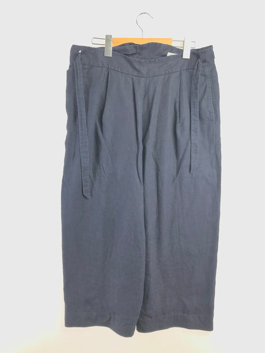 【中古品】【メンズ】 YAECA ヤエカ BRISBANE MOSS HIGH WAISTED PLEATED WIDE PANTS 4639 ハイウエスト タック ワイドパンツ 151-260523-rt-17-tagh サイズ：M カラー：ネイビー 万代Net店