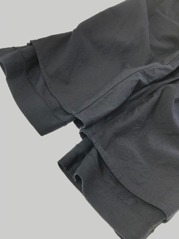 【中古品】【メンズ】 YAECA ヤエカ BRISBANE MOSS HIGH WAISTED PLEATED WIDE PANTS 4639 ハイウエスト タック ワイドパンツ 151-260523-rt-17-tagh サイズ：M カラー：ネイビー 万代Net店