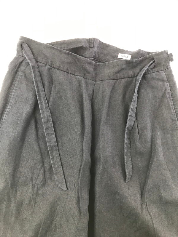 【中古品】【メンズ】 YAECA ヤエカ BRISBANE MOSS HIGH WAISTED PLEATED WIDE PANTS 4639 ハイウエスト タック ワイドパンツ 151-260523-rt-17-tagh サイズ：M カラー：ネイビー 万代Net店