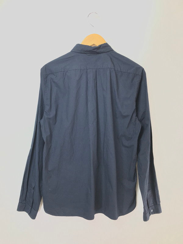 【中古品】【メンズ】 YAECA ヤエカ COMFORT SHIRT 17152 コンフォートシャツ 長袖シャツ 140-260520-na-29-tagh サイズ：EX LARGE カラー：ネイビー 万代Net店