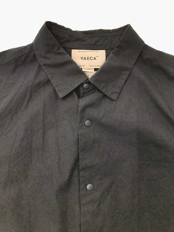 【中古品】【メンズ】 YAECA ヤエカ COMFORT SHIRT 17152 コンフォートシャツ 長袖シャツ 140-260520-na-29-tagh サイズ：EX LARGE カラー：ネイビー 万代Net店