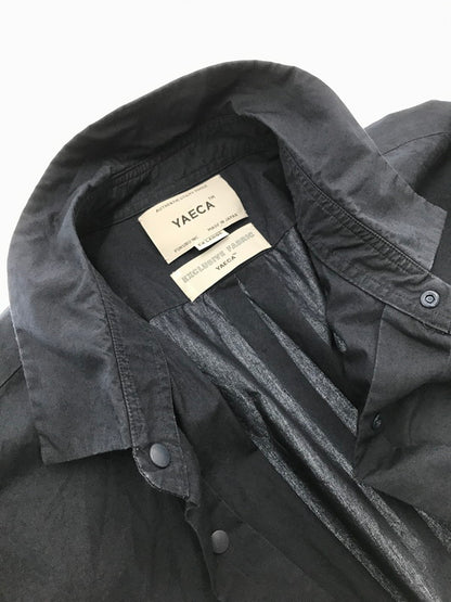 【中古品】【メンズ】 YAECA ヤエカ COMFORT SHIRT 17152 コンフォートシャツ 長袖シャツ 140-260520-na-29-tagh サイズ：EX LARGE カラー：ネイビー 万代Net店