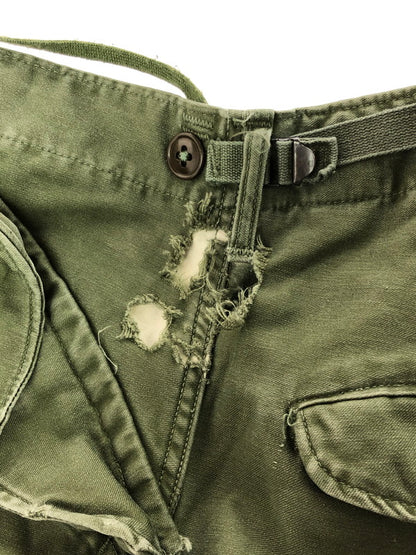 【現状渡し品】【メンズ】 U.S.ARMY アメリカ軍 SCOVILL GRIPPER ZIPPER M-65 FIELD PANTS スコビル グリッパージッパー M-65 フィールドパンツ 157-260410-rt-10-tag サイズ：M カラー：カーキ 万代Net店