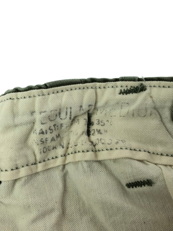 【現状渡し品】【メンズ】 U.S.ARMY アメリカ軍 SCOVILL GRIPPER ZIPPER M-65 FIELD PANTS スコビル グリッパージッパー M-65 フィールドパンツ 157-260410-rt-10-tag サイズ：M カラー：カーキ 万代Net店