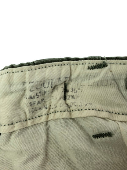 【現状渡し品】【メンズ】 U.S.ARMY アメリカ軍 SCOVILL GRIPPER ZIPPER M-65 FIELD PANTS スコビル グリッパージッパー M-65 フィールドパンツ 157-260410-rt-10-tag サイズ：M カラー：カーキ 万代Net店