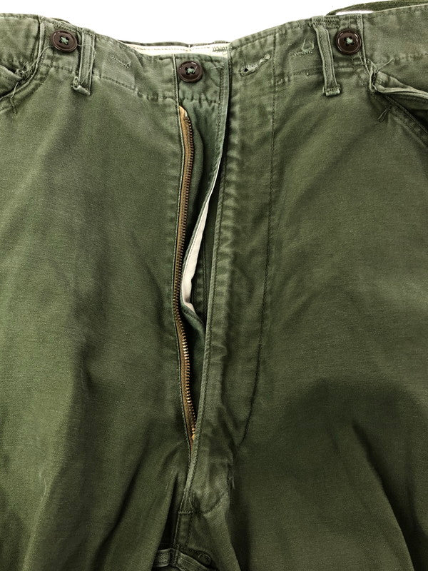 【現状渡し品】【メンズ】 U.S.ARMY アメリカ軍 SCOVILL GRIPPER ZIPPER M-65 FIELD PANTS スコビル グリッパージッパー M-65 フィールドパンツ 157-260410-rt-10-tag サイズ：M カラー：カーキ 万代Net店