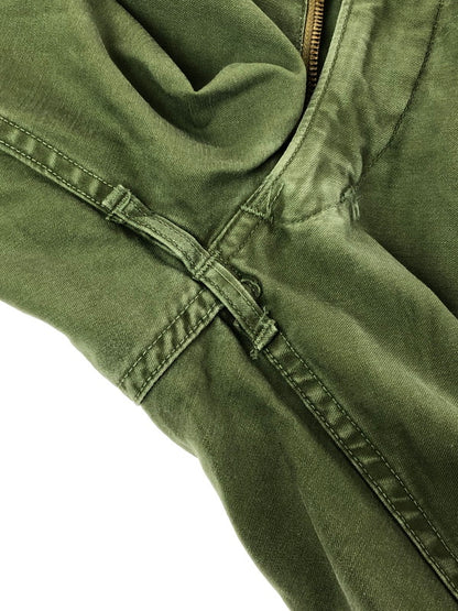 【現状渡し品】【メンズ】 U.S.ARMY アメリカ軍 SCOVILL GRIPPER ZIPPER M-65 FIELD PANTS スコビル グリッパージッパー M-65 フィールドパンツ 157-260410-rt-10-tag サイズ：M カラー：カーキ 万代Net店
