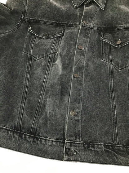 【現状渡し品】【メンズ】 DICK TRACY ディック トレイシー MOVIE DENIM JACKET ムービー デニムジャケット ライトアウター 146-260405-na-13-tag サイズ：XL カラー：ブラック 万代Net店