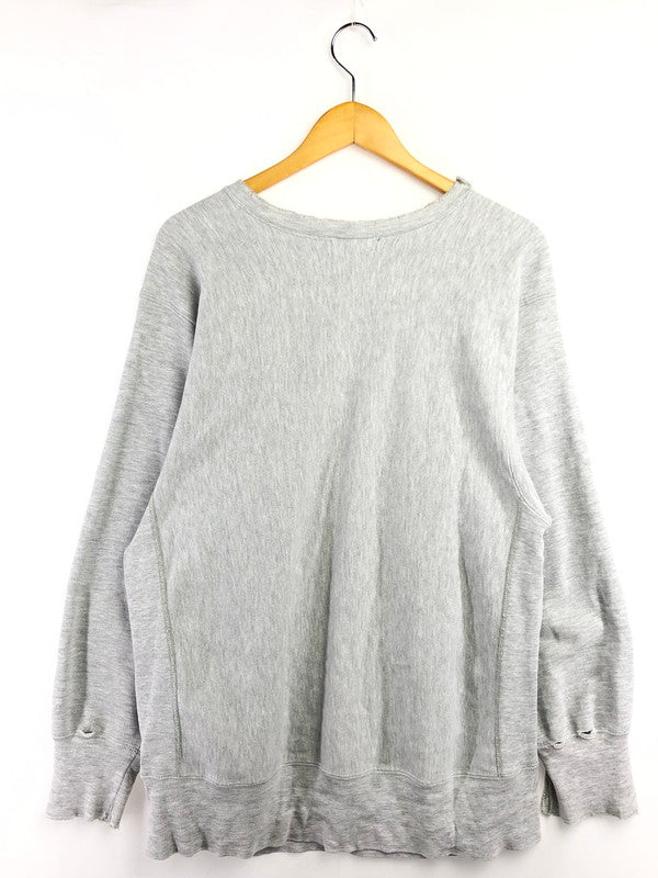 【現状渡し品】【メンズ】 Champion チャンピオン 90’s REVERSE WEAVE CREWNECK SWEAT リバース ウィーブ クルーネック シャツ 刺繍タグ 146-260403-rt-14-tagh サイズ：XL カラー：グレー 万代Net店
