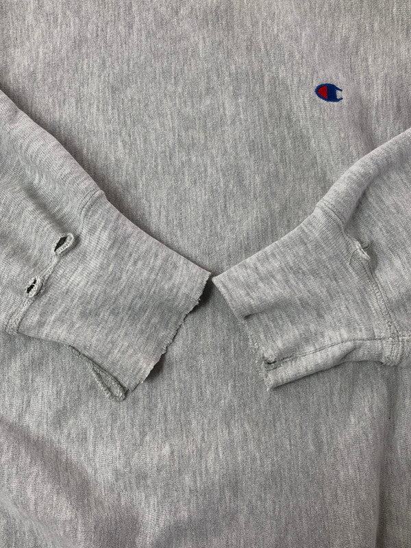 【現状渡し品】【メンズ】 Champion チャンピオン 90’s REVERSE WEAVE CREWNECK SWEAT リバース ウィーブ クルーネック シャツ 刺繍タグ 146-260403-rt-14-tagh サイズ：XL カラー：グレー 万代Net店