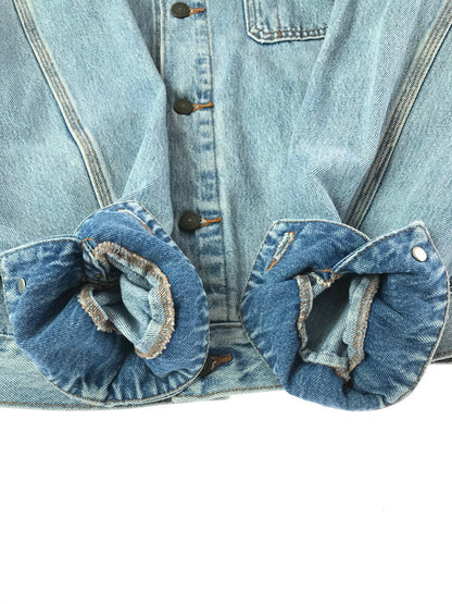 【中古品】【メンズ】 Levi's リーバイス DENIM TRUCKER JACKET A0640-0000 デニム トラッカージャケット ライトアウター 147-260405-na-12-tag サイズ：XL カラー：ライトインディゴ 万代Net店
