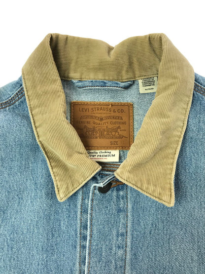 【中古品】【メンズ】 Levi's リーバイス DENIM TRUCKER JACKET A0640-0000 デニム トラッカージャケット ライトアウター 147-260405-na-12-tag サイズ：XL カラー：ライトインディゴ 万代Net店