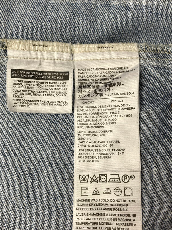 【中古品】【メンズ】 Levi's リーバイス DENIM TRUCKER JACKET A0640-0000 デニム トラッカージャケット ライトアウター 147-260405-na-12-tag サイズ：XL カラー：ライトインディゴ 万代Net店