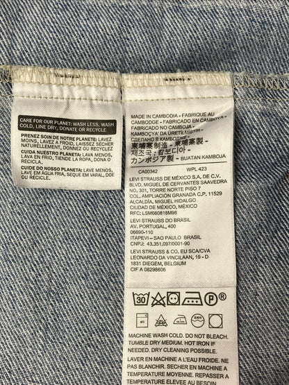 【中古品】【メンズ】 Levi's リーバイス DENIM TRUCKER JACKET A0640-0000 デニム トラッカージャケット ライトアウター 147-260405-na-12-tag サイズ：XL カラー：ライトインディゴ 万代Net店